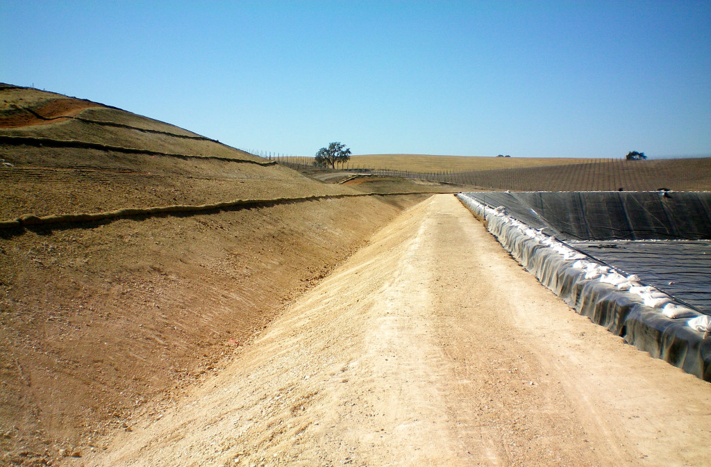International Lining Technology's project in Justin Vineyards in California.