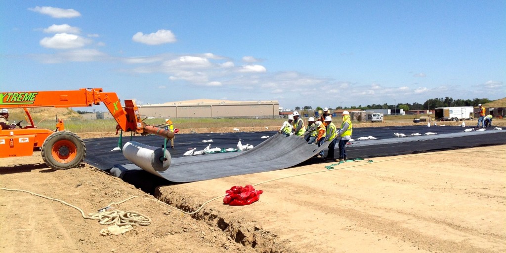 International Lining Technology crews work on the McClennan Air Force Base project in 2015.
